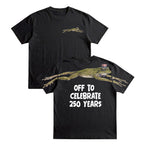 Funny USA Frog Off To Celebrate 250 Years 4th of July Apparel T-Shirt-Sweatshirt-Hoodie