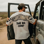That Big Coon Raccoon Hunting Shirt Funny Graphic Tee By Dripvity