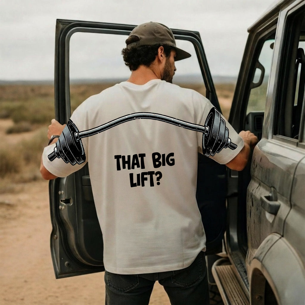 That Big Lift Weightlifting Shirt Barbell Gym Graphic Tee By Dripvity