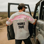Shake That Funny Fishing Fish Graphic Tee By Dripvity