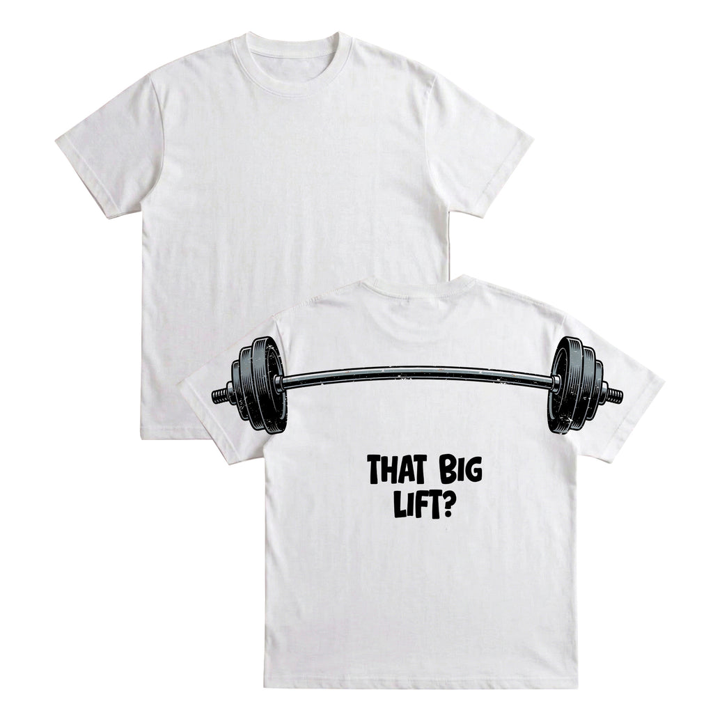 That Big Lift Weightlifting Shirt Barbell Gym Graphic Tee By Dripvity