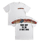 Patriotic America Independence Day Bad Day To Be A Hotdog 4th of July 250th Apparel T-Shirt-Sweatshirt-Hoodie