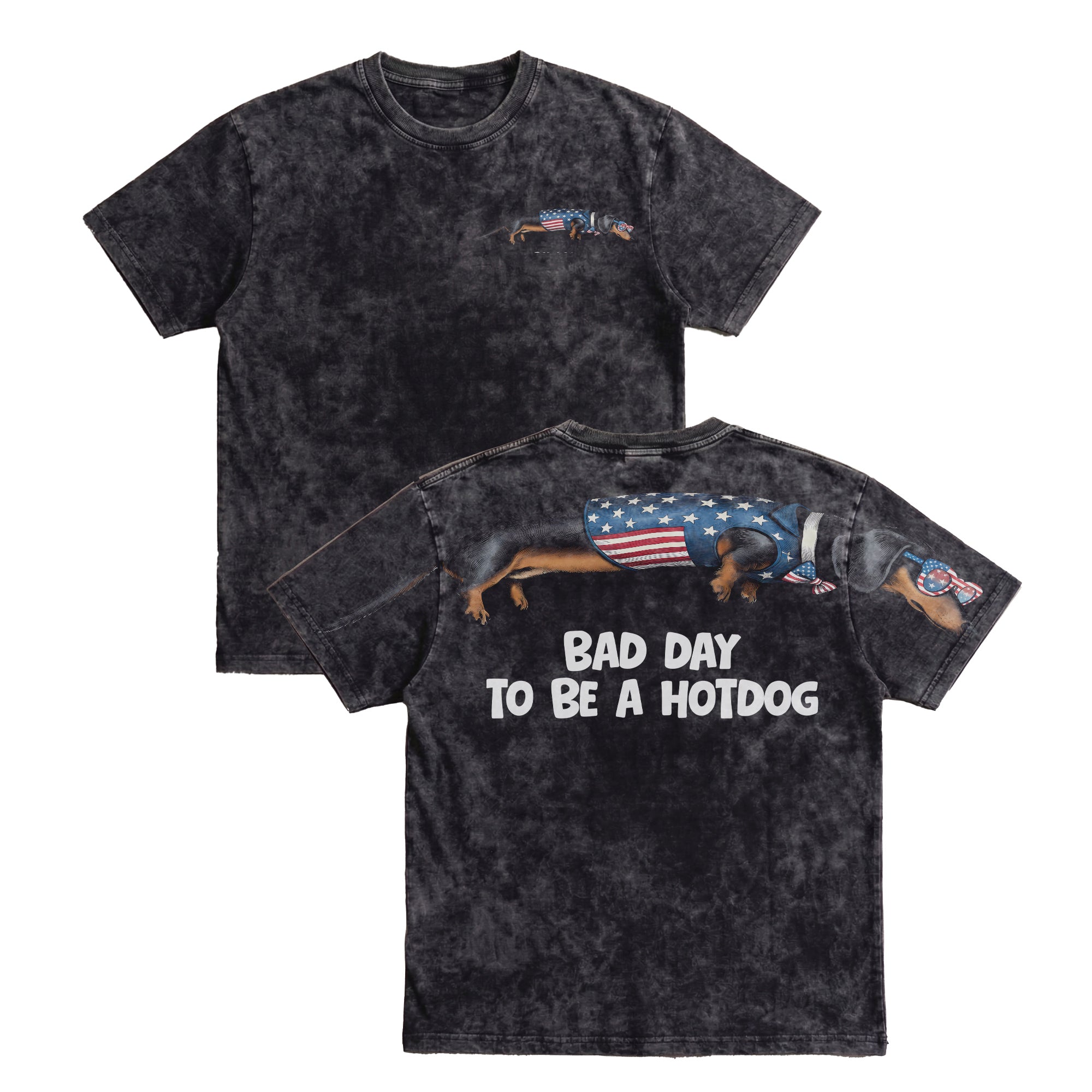 Bad Day To Be A Hotdog 4th of July America 250th Apparel T-Shirt-Sweatshirt-Hoodie