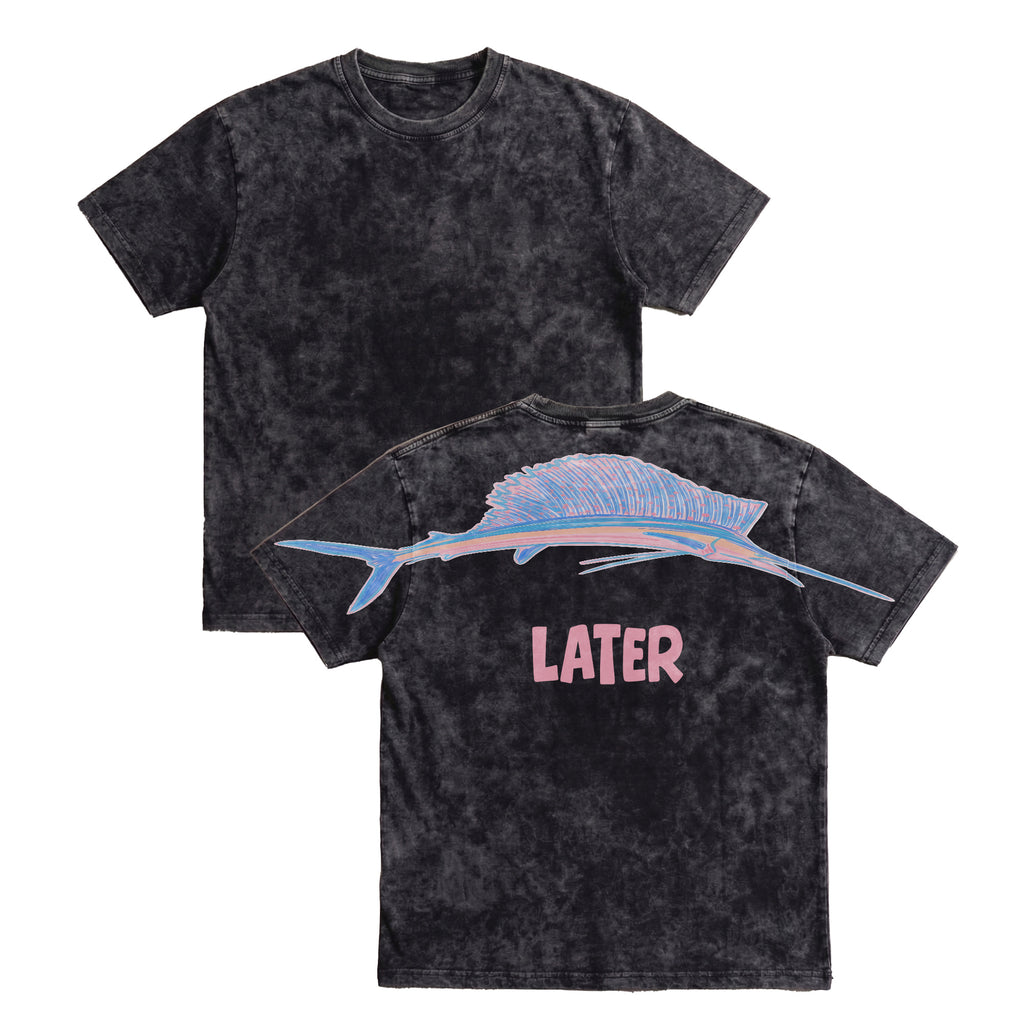 Later Funny Sailfish Graphic Tee By Dripvity
