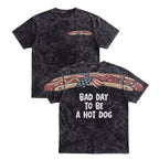 Patriotic America Independence Day Bad Day To Be A Hotdog 4th of July 250th Apparel T-Shirt-Sweatshirt-Hoodie