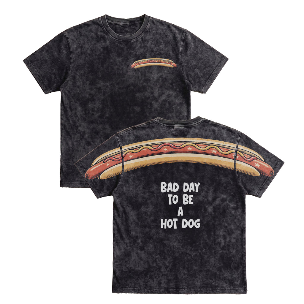 Patriotic Hotdog Bad Day To Be A Hotdog 4th of July Apparel T-Shirt-Sweatshirt-Hoodie