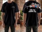 Funny USA Opossum Chill The Fourth Out 4th of July America 250th Apparel T-Shirt-Sweatshirt-Hoodie