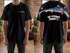 Funny USA Shark No Fishing Today 4th of July America 250th Apparel T-Shirt-Sweatshirt-Hoodie
