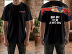 Patriotic Dachshund Bad Day To Be A Hotdog 4th of July America 250th Apparel T-Shirt-Sweatshirt-Hoodie