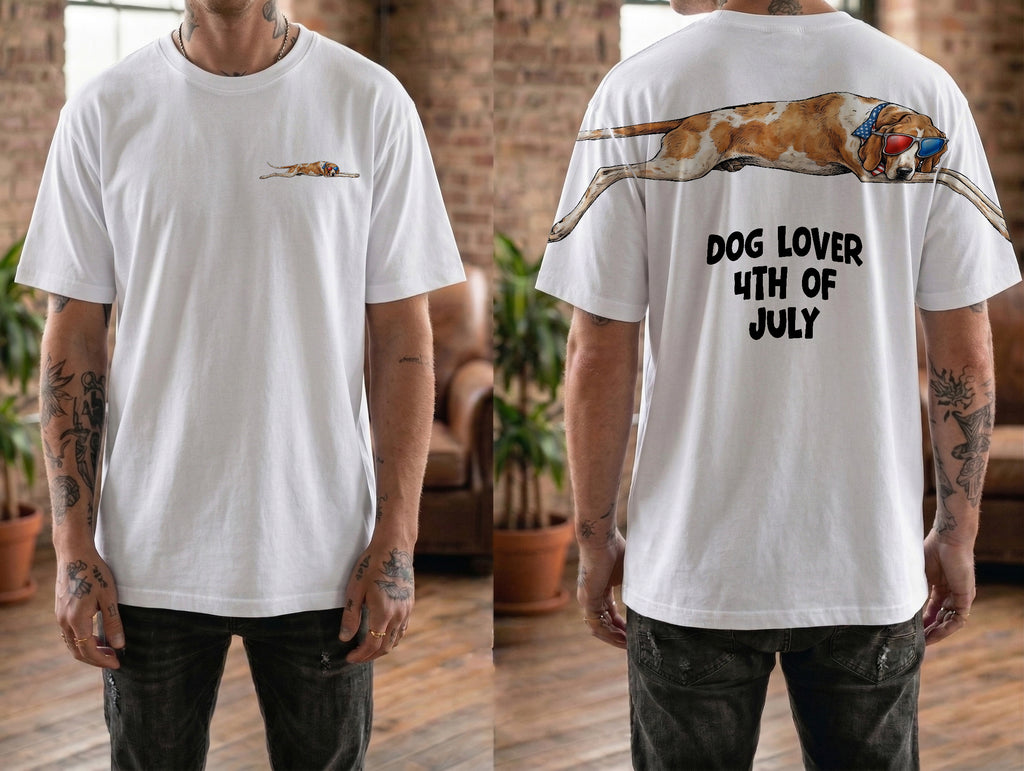 USA Pride Dog Lover Anniversary 4th of July 250th Apparel T-Shirt-Sweatshirt-Hoodie