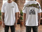 Patriotic Rocket Frog Off To Celebrate 250 Years 4th of July Apparel T-Shirt-Sweatshirt-Hoodie
