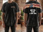 Patriotic America Independence Day Bad Day To Be A Hotdog 4th of July 250th Apparel T-Shirt-Sweatshirt-Hoodie