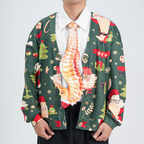 Creative seahorse-shaped novelty tie, fun and unique accessory for parties and casual wear.