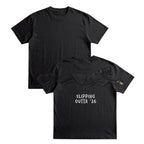 Slipping Outta 26 Panther Graduation Graphic Tee By Dripvity. Edgy unisex oversized black washed t-shirt with leaping panther in graduation cap. Perfect 2026 senior graduation streetwear gift. Shop now!