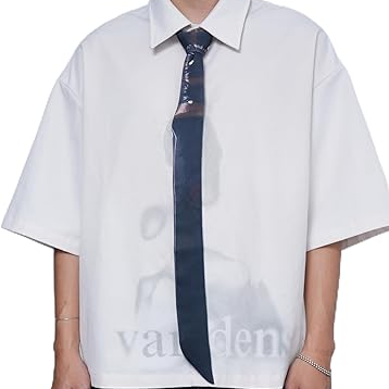 Classic solid navy blue slim necktie for a minimalist and formal look.