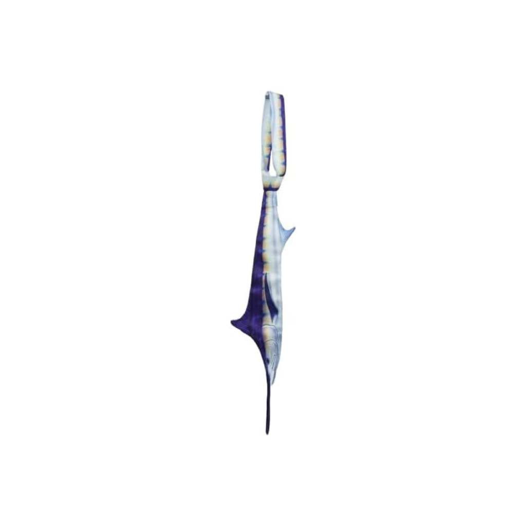 DRIPVITY 3D swordfish novelty necktie, realistic ocean animal design tie for men.